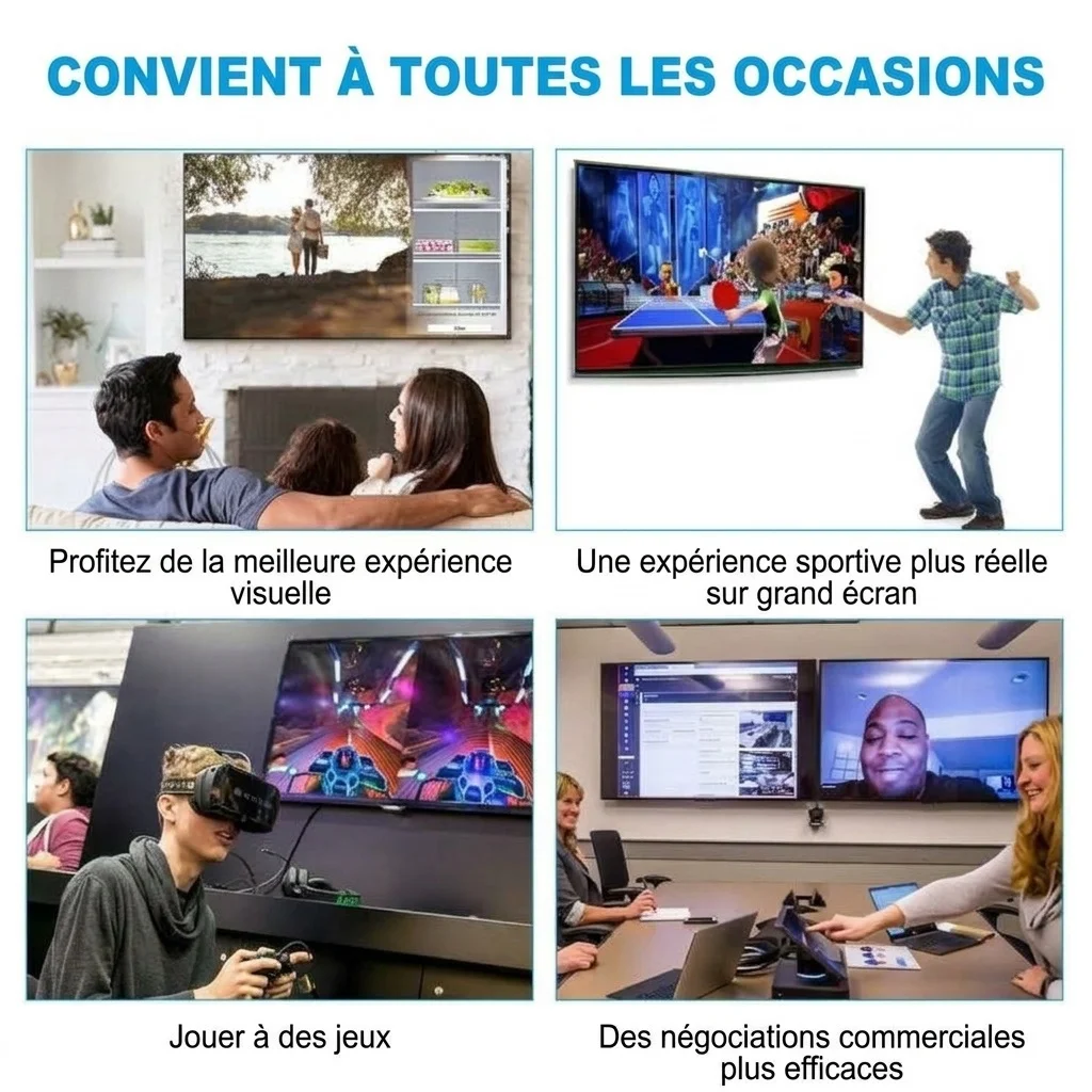 Adaptateur USB-C vers DisplayPort 8K - Câble Type-C DP 1.4 60 Hz