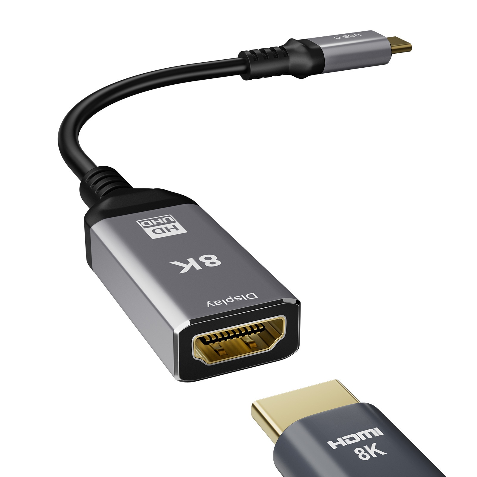 8K USB-C to HDMI Adapter Cable - UHD 60Hz Video Converter