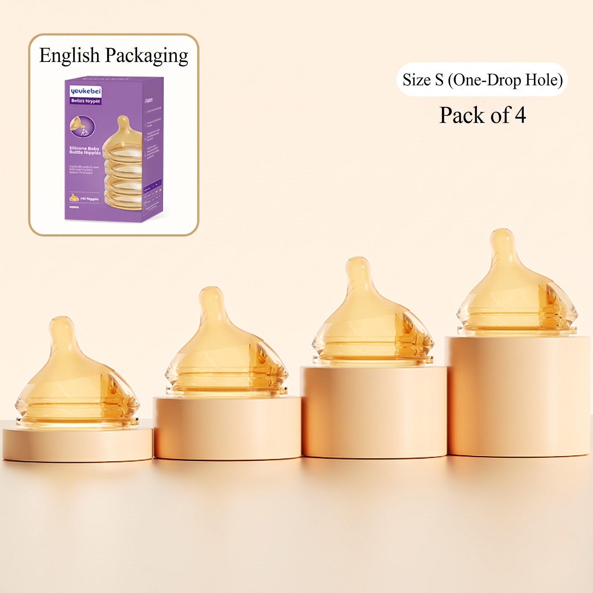 Anti-Colic Glass Baby Bottle - Newborn Feeding Essentials