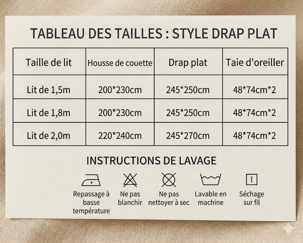 Ensemble de literie 4 pièces de luxe en jacquard floral avec bordure festonnée