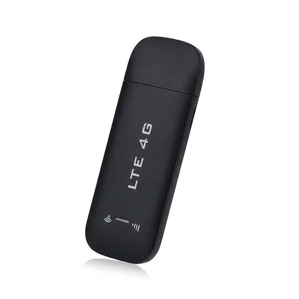 DNXT U96-3 4G LTE USB WiFi Dongle Modem, Plug and Play Travel Hotspot Router with SIM Card Slot, Supports up to 8 Devices