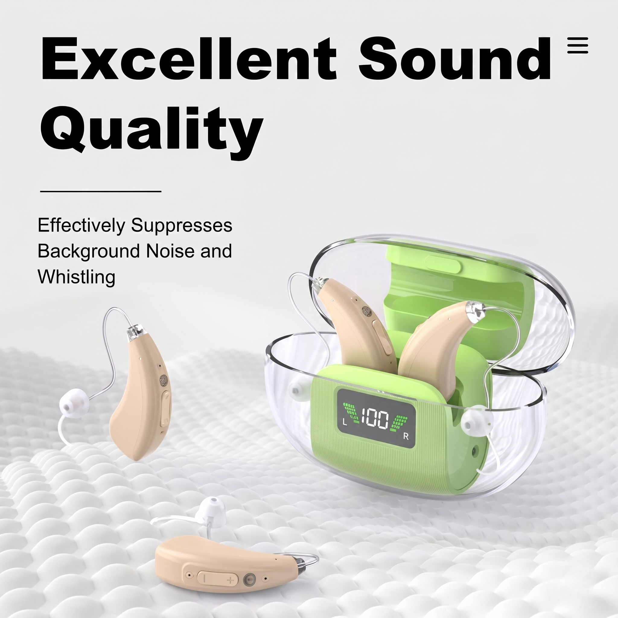 GM-303(U3) APP Controlled BTE Hearing Aid 16-Channel with Magnetic Charging #26240026