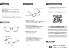 AG11 Blue TR90 Electrochromic Smart AI Sunglasses #BS1223-0002