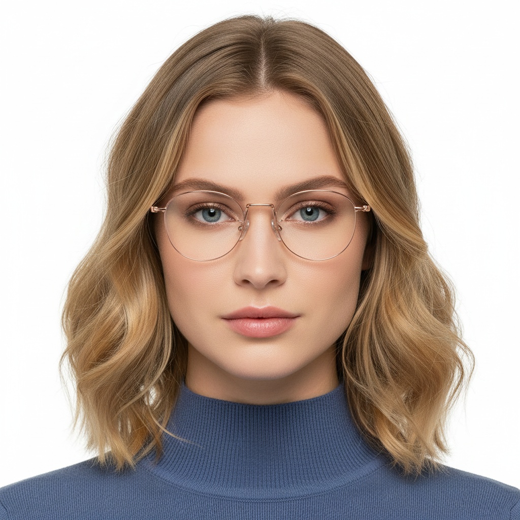 BS1913-0134_Pink_Oval_Titanium_Glasses_model