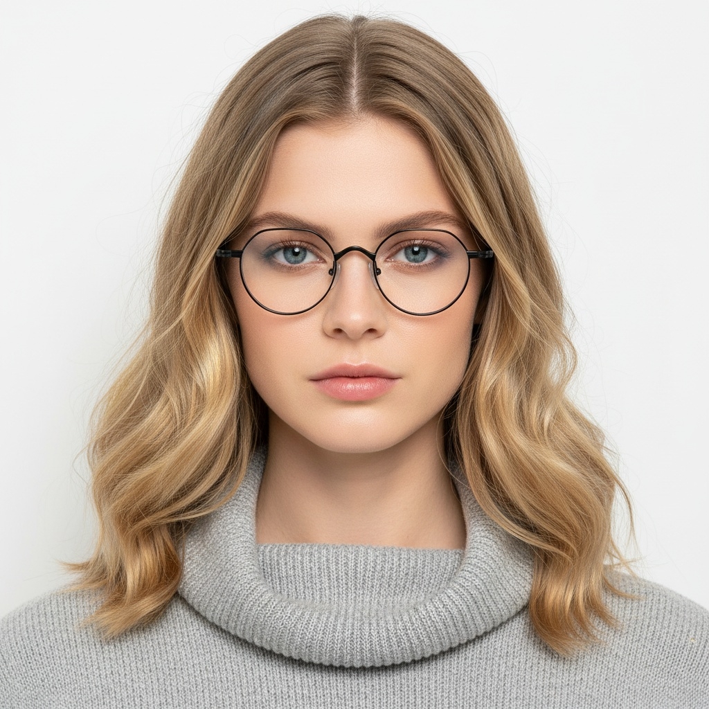 BS1913-0139_Black_Geometric_Titanium_Glasses_model