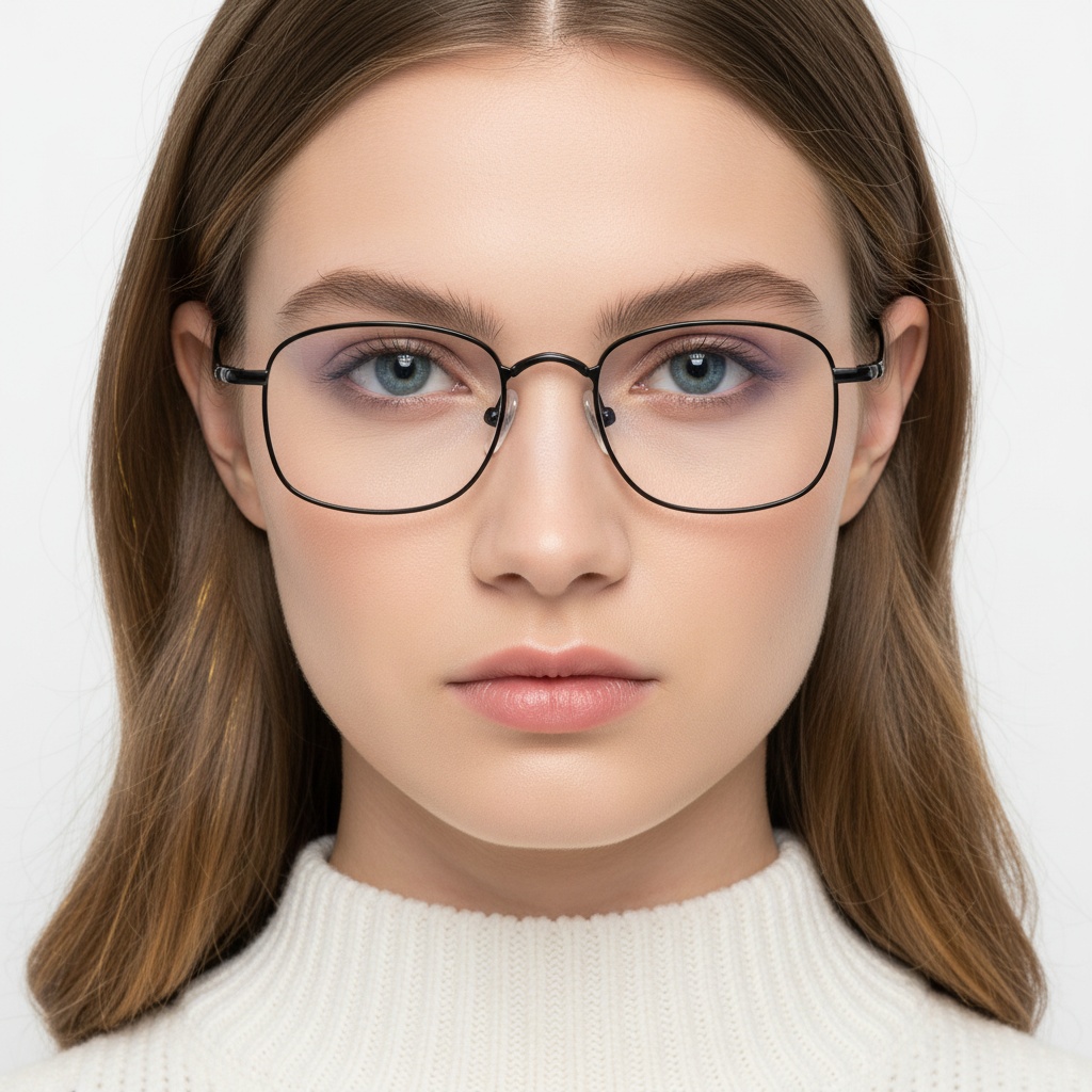 BS1913-0143_Black_Rectangular_Titanium_Glasses_model