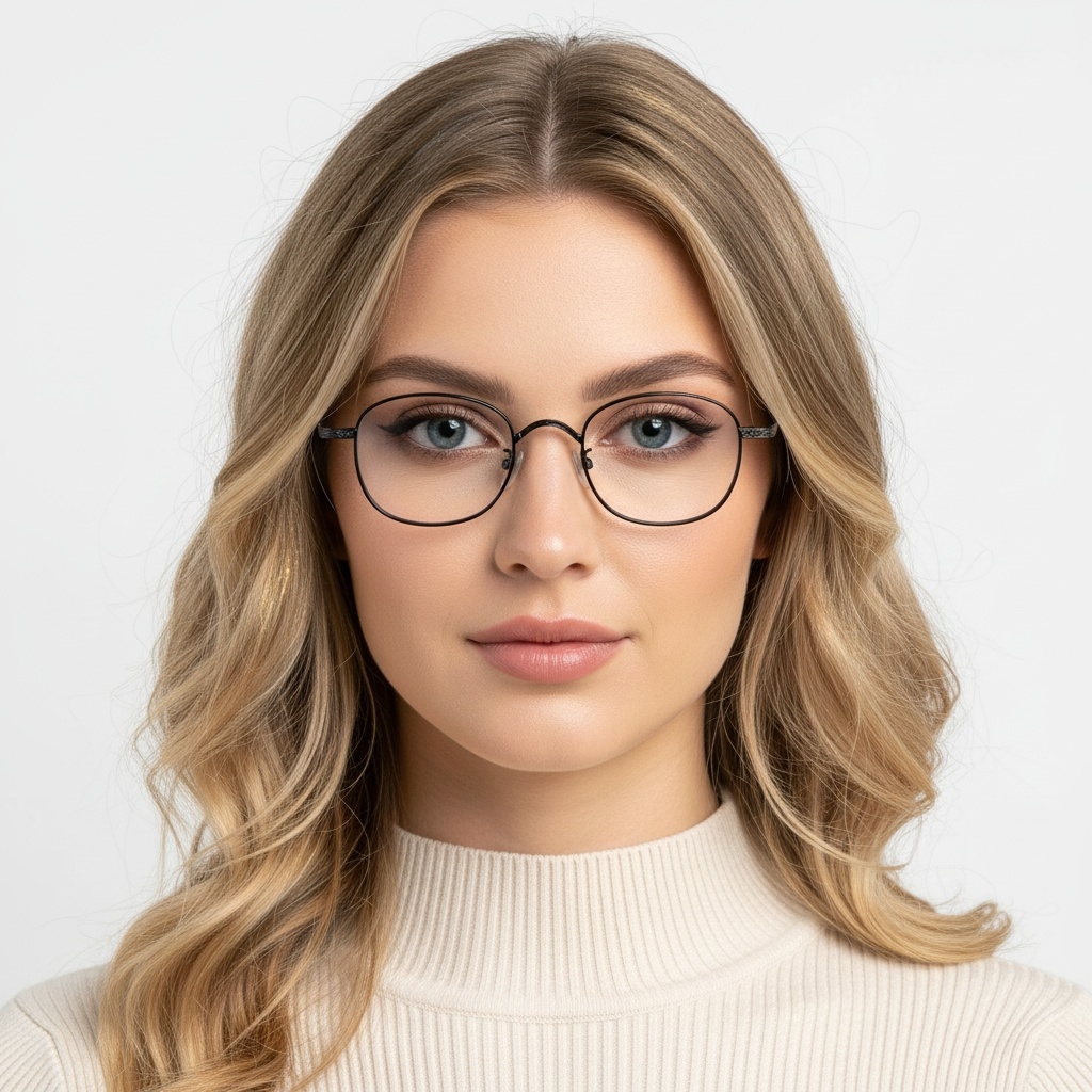 BS1913-0150_Black_Oval_Titanium_Glasses_model