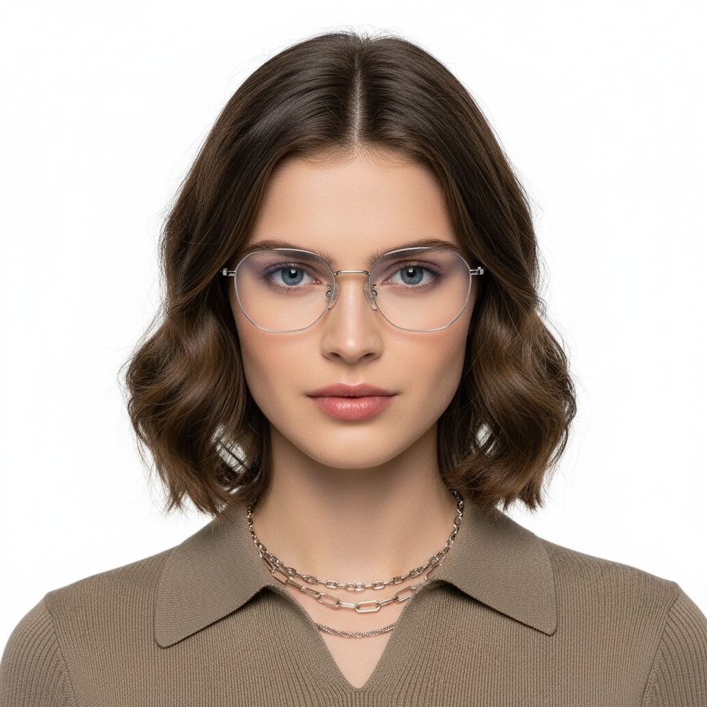 BS1913-0152_Silver_Geometric_Titanium_Glasses_model