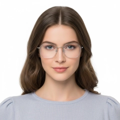 BS1913-0162_Silver_Rectangular_Titanium_Glasses_model