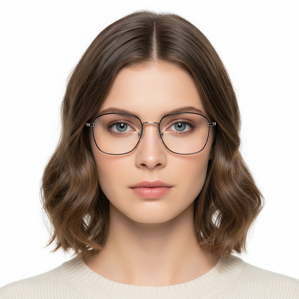 BS1913-0164_Black_Rectangular_Titanium_Glasses_model