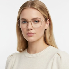 BS1913-0171_Golden_Rectangular_Titanium_Glasses_model