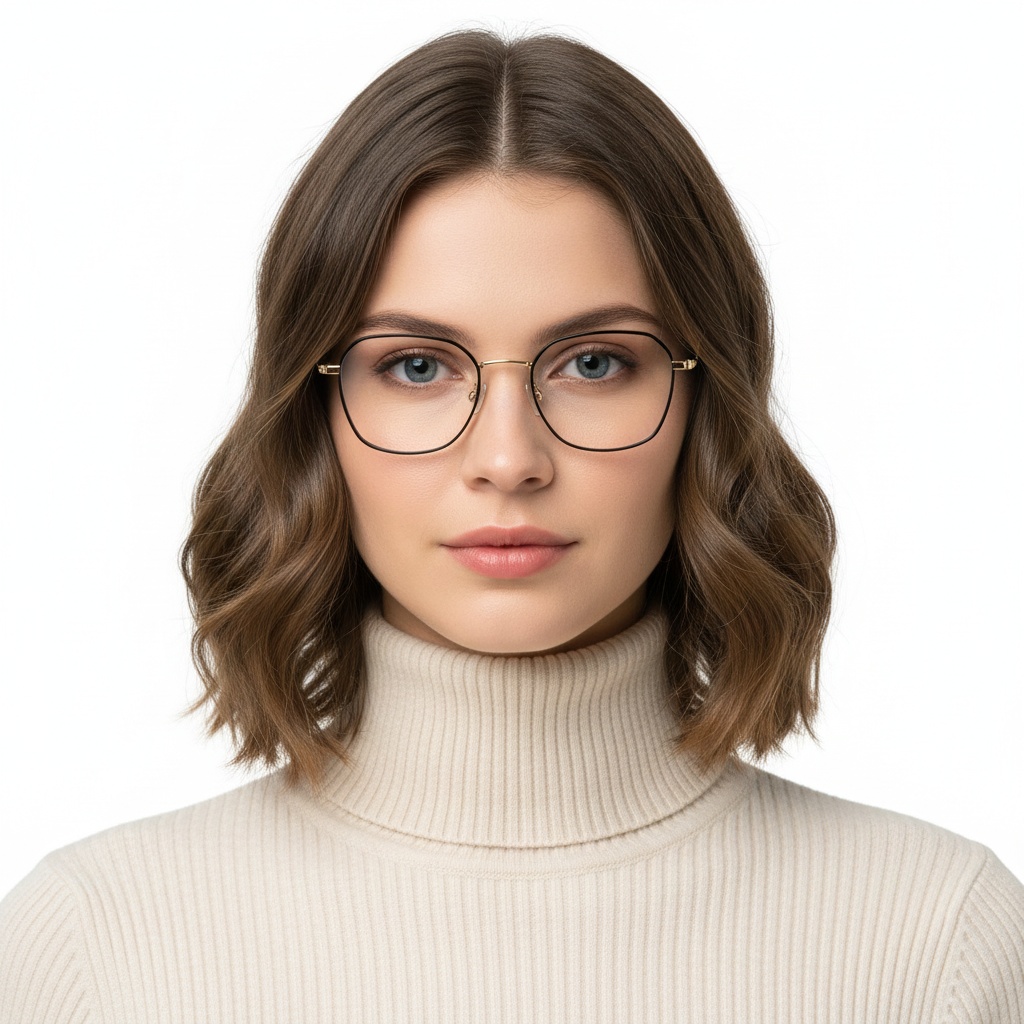 BS1913-0177_Black_Geometric_Titanium_Glasses_model