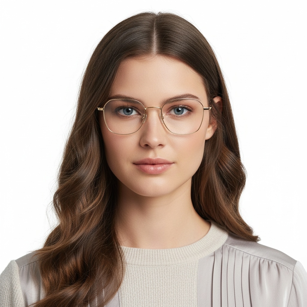BS1913-0178_Golden_Geometric_Titanium_Glasses_model