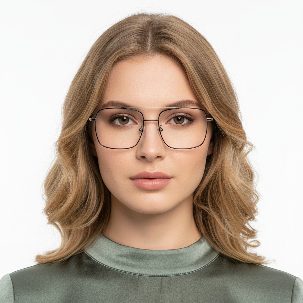 BS1913-0209_Black_Aviator_Titanium_Glasses_model