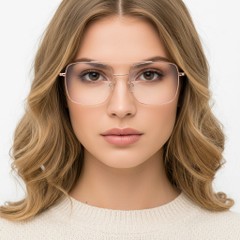 BS1913-0210_Pink_Aviator_Titanium_Glasses_model