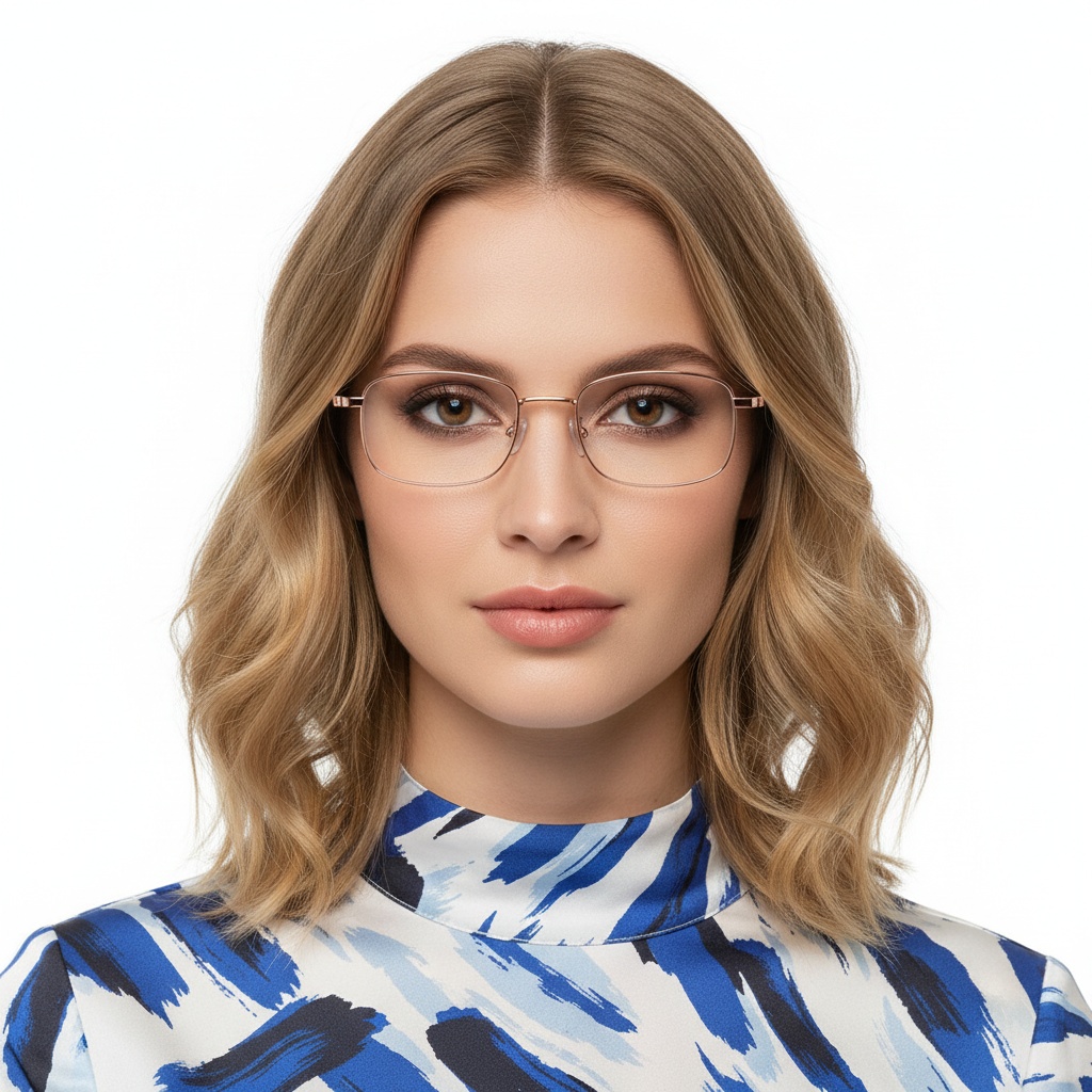 BS1913-0216_Pink_Rectangular_Titanium_Glasses_model