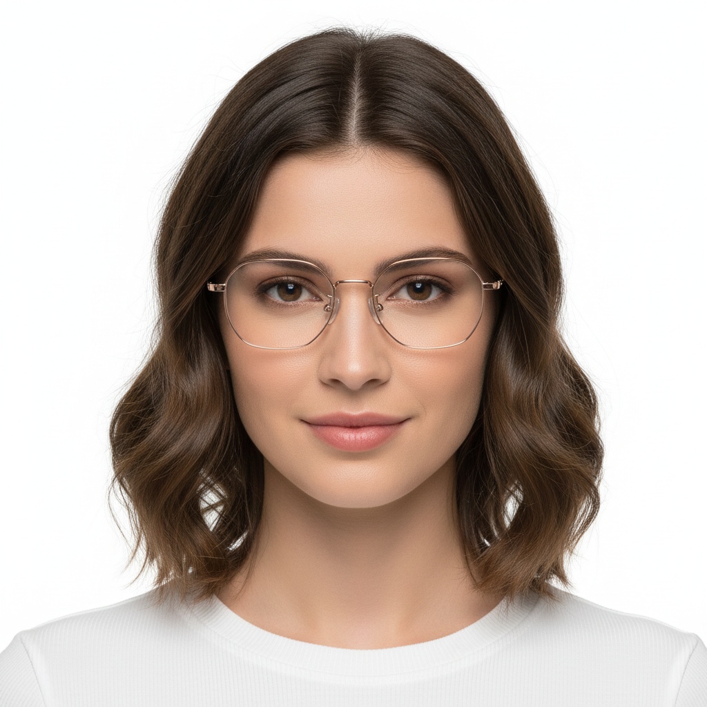 BS1913-0224_Pink_Geometric_Titanium_Glasses_model