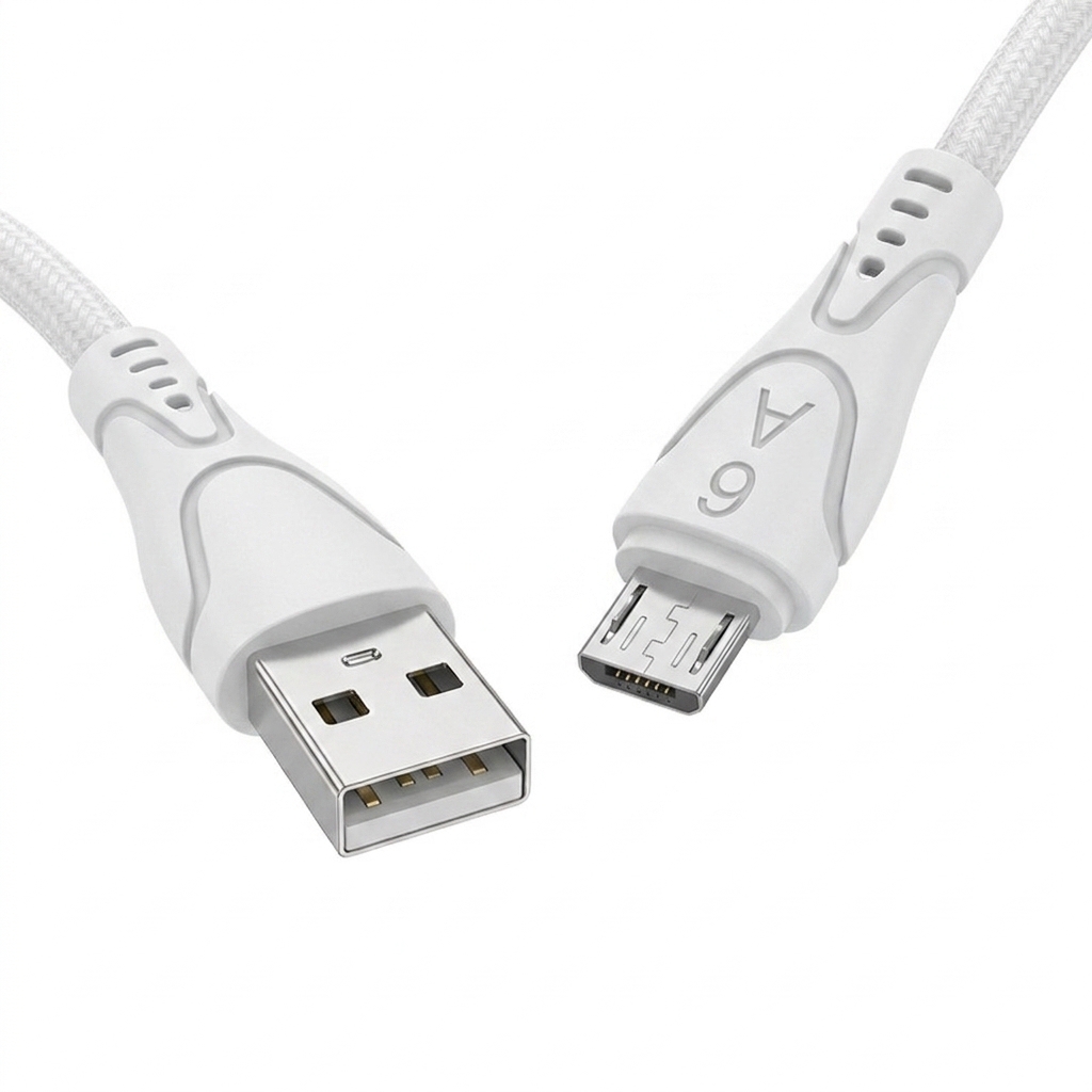 6A Liquid Silicone USB Cable, High-Speed Fast Charging Cord for Android and iOS Devices