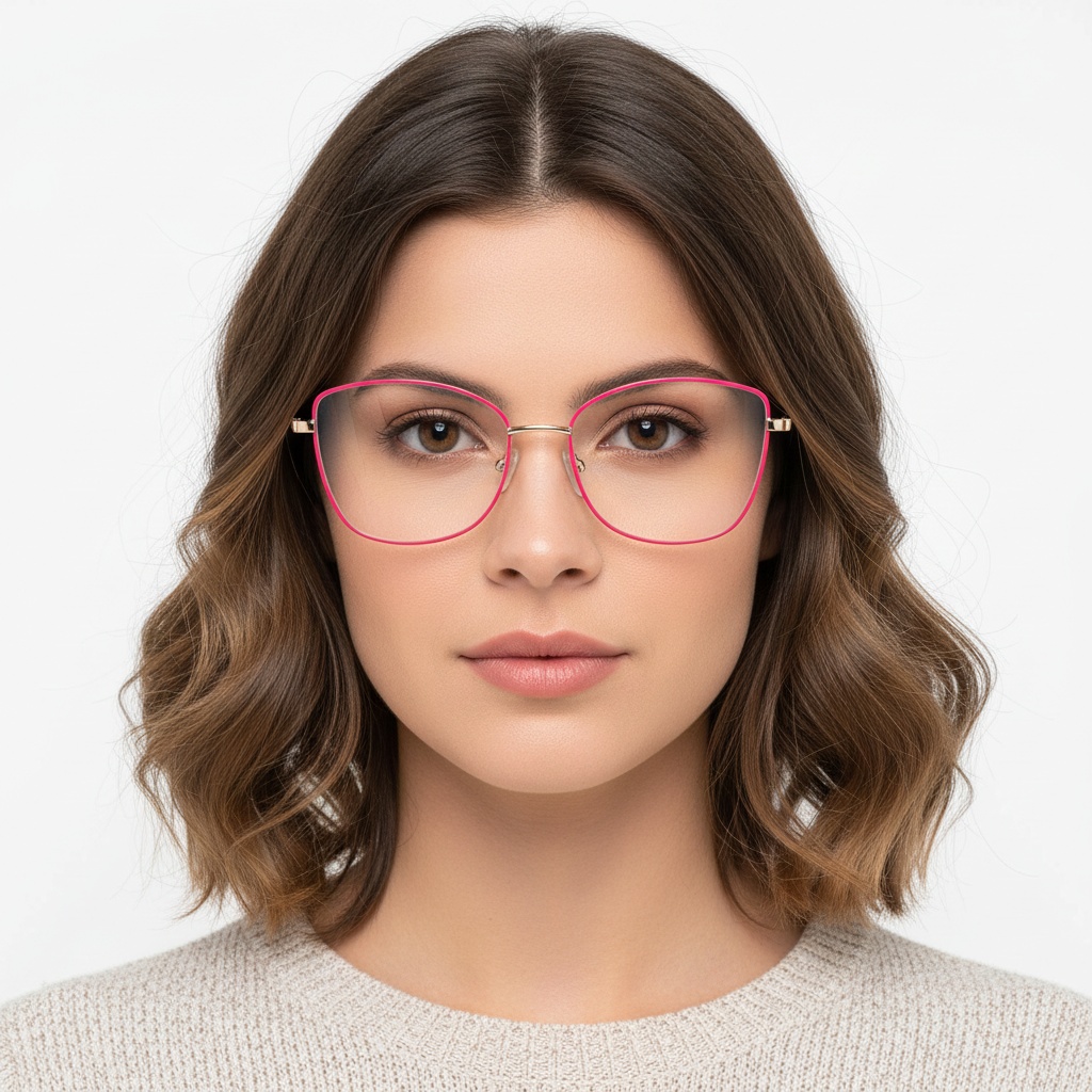 BS2425-0063_Red_Butterfly_Metal_Glasses_model