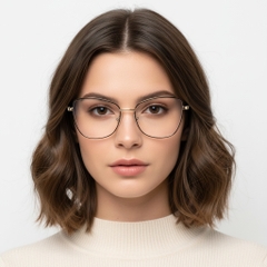 BS2425-0090_Black_Butterfly_Metal_Glasses_model