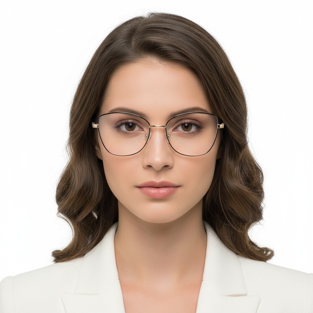 BS2425-0095_Black_Butterfly_Metal_Glasses_model