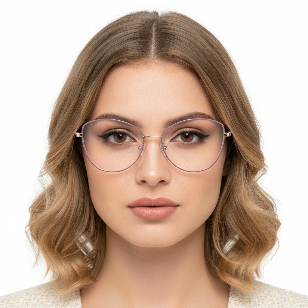 BS2425-0098_Purple_Butterfly_Metal_Glasses_model