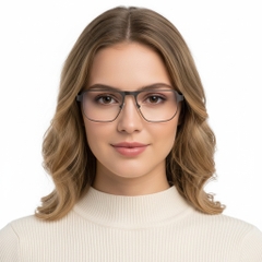 BS2425-0101_White_Rectangular_Metal_Glasses_model