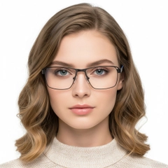 BS2425-0107_Grey_Rectangular_Metal_Glasses_model