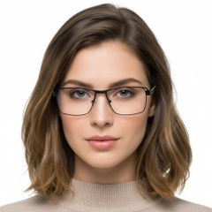 BS2425-0108_Yellow_Rectangular_Metal_Glasses_model