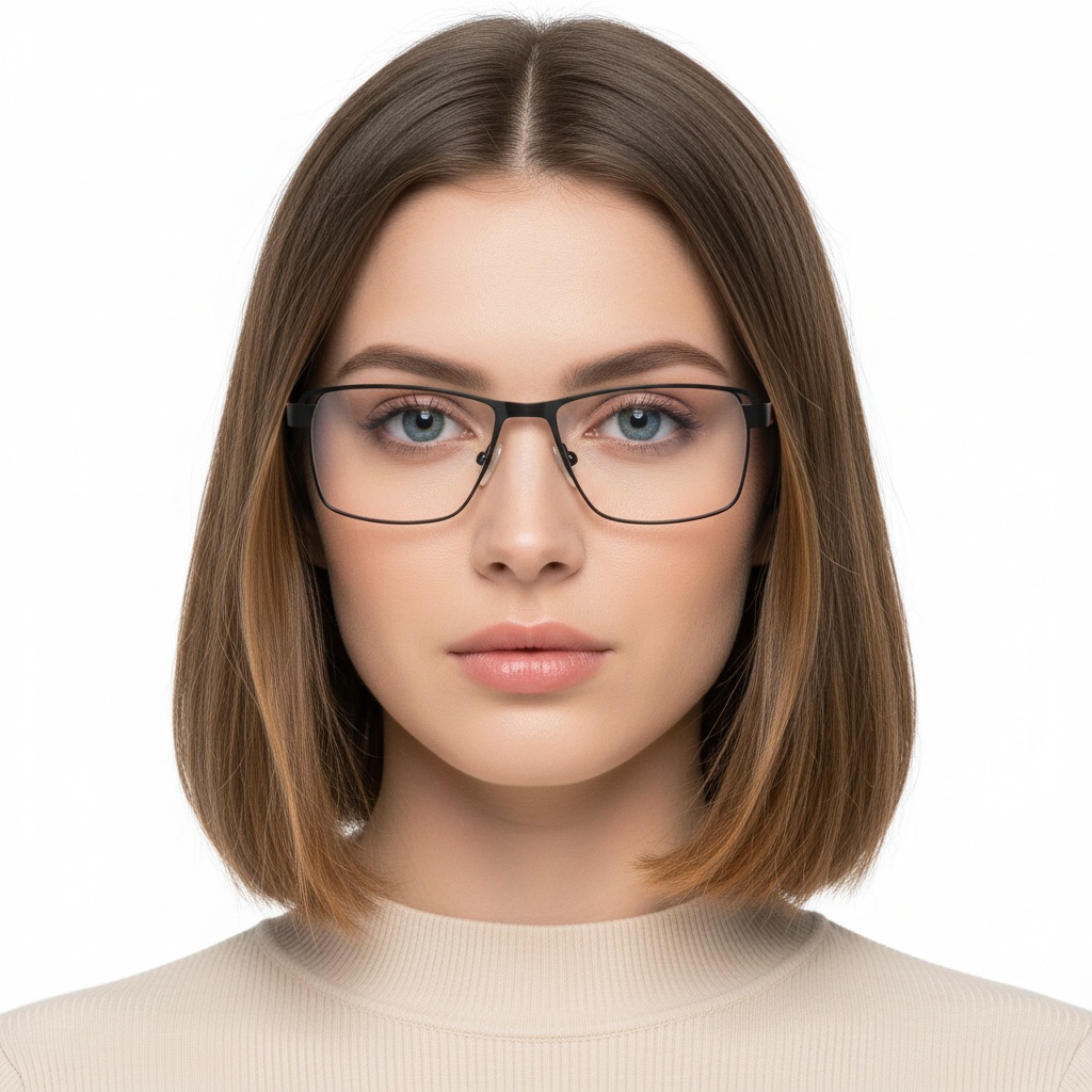 BS2425-0109_Red_Rectangular_Metal_Glasses_model