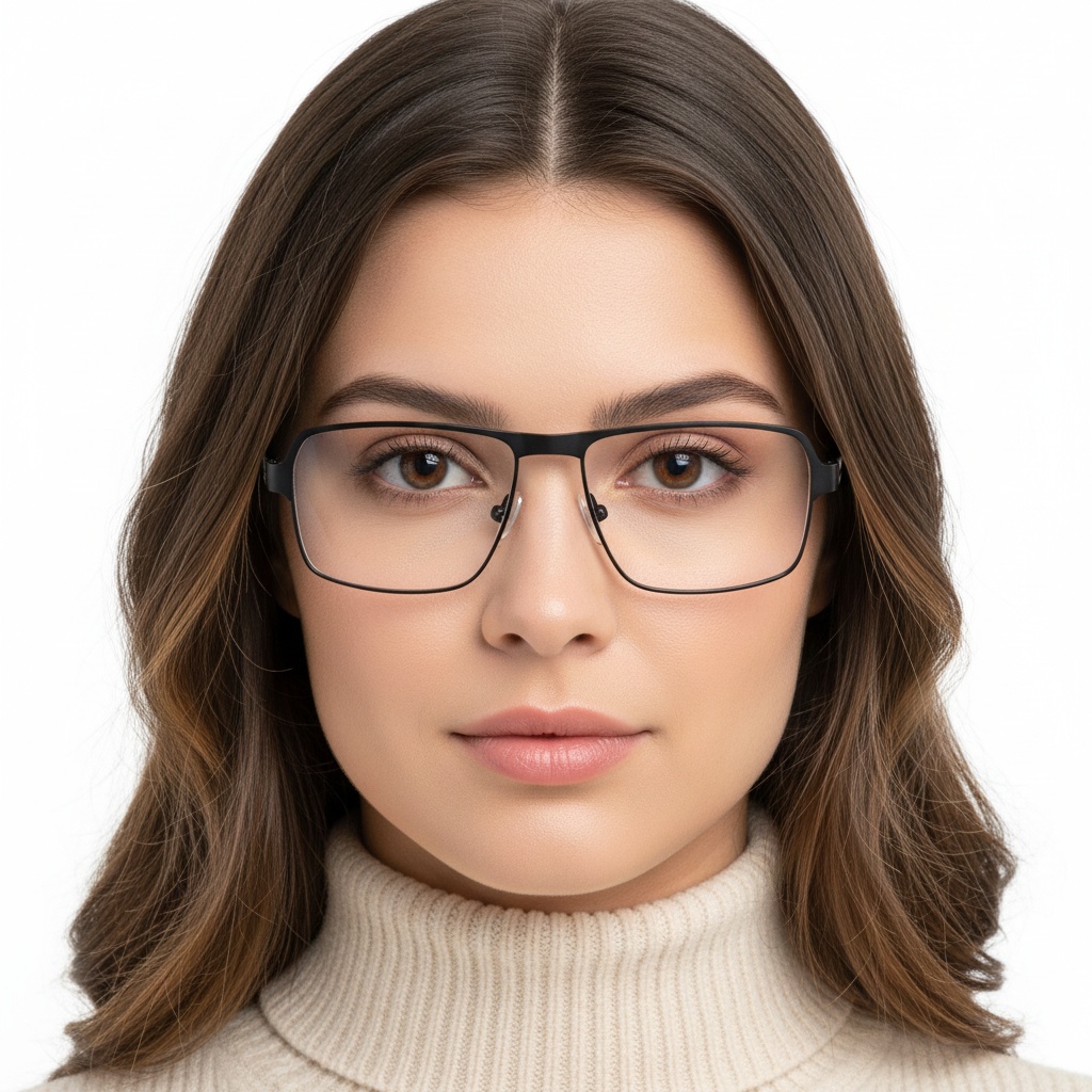 BS2425-0113_Grey_Rectangular_Metal_Glasses_model