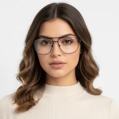 BS2425-0116_Grey_Aviator_Metal_Glasses_model