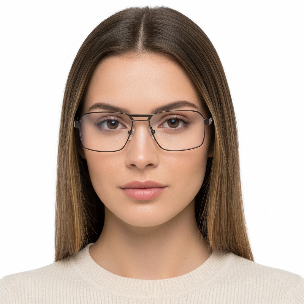 BS2425-0118_Yellow_Aviator_Metal_Glasses_model