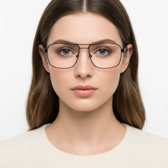 BS2425-0125_Orange_Aviator_Metal_Glasses_model