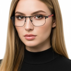 BS2425-0142_Red_Rectangular_Metal_Glasses_model