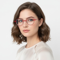 BS2425-0147_Red_Oval_Metal_Glasses_model