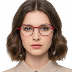 BS2425-0158_Red_Geometric_Metal_Glasses_model