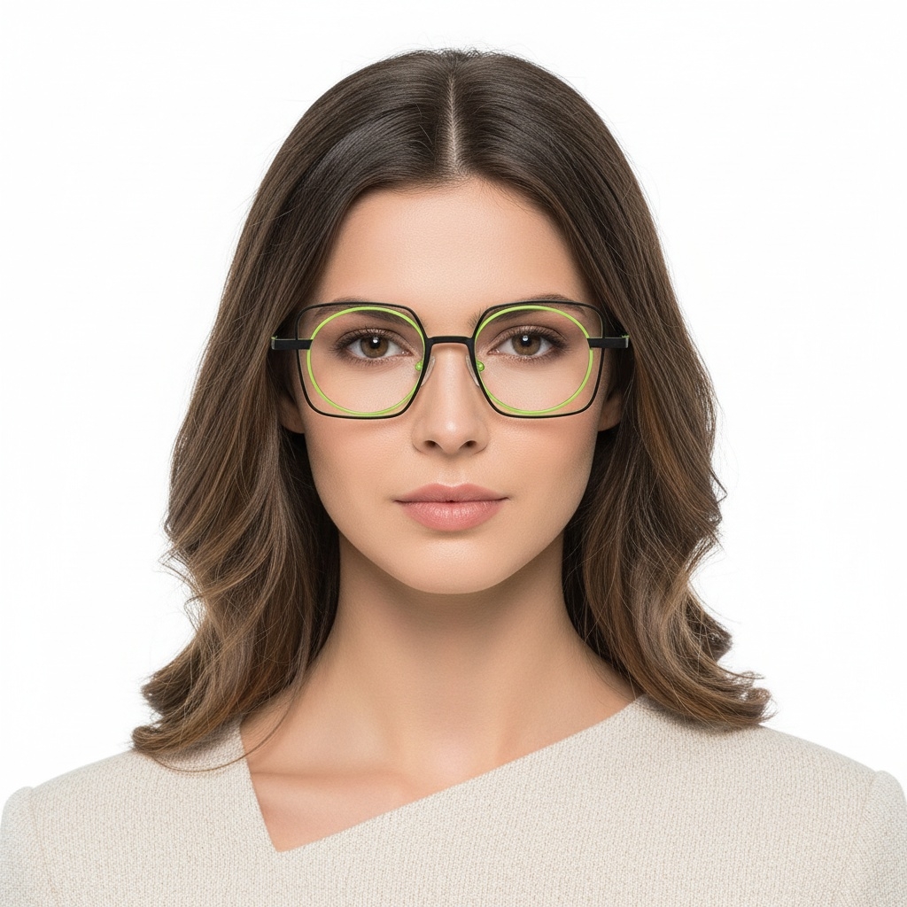 BS2425-0167_Black_Rectangular_Metal_Glasses_model