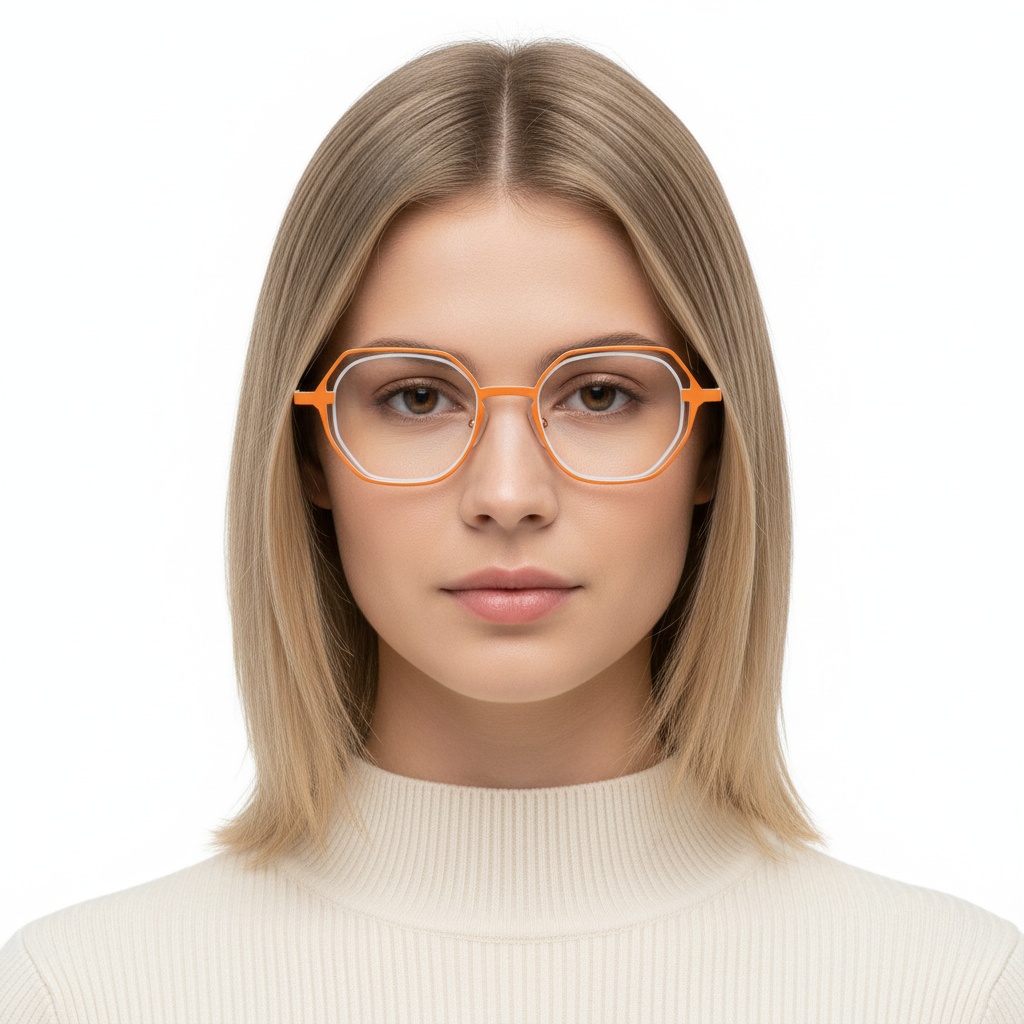 BS2425-0193_Orange_Geometric_Metal_Glasses_model