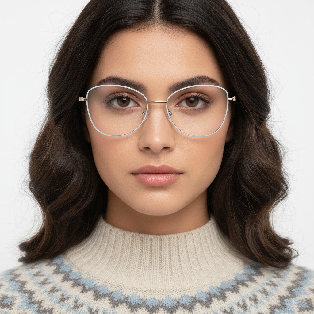 BS2425-0208_Blue_Butterfly_Metal_Glasses_model