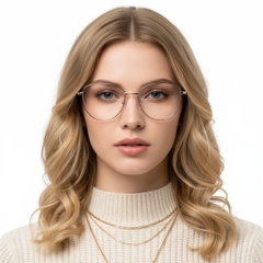 BS2425-0214_Golden_Oval_Metal_Glasses_model