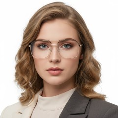 BS2425-0252_Golden_Aviator_Metal_Glasses_model