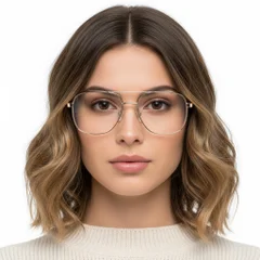 BS2425-0267_Golden_Aviator_Metal_Glasses_model