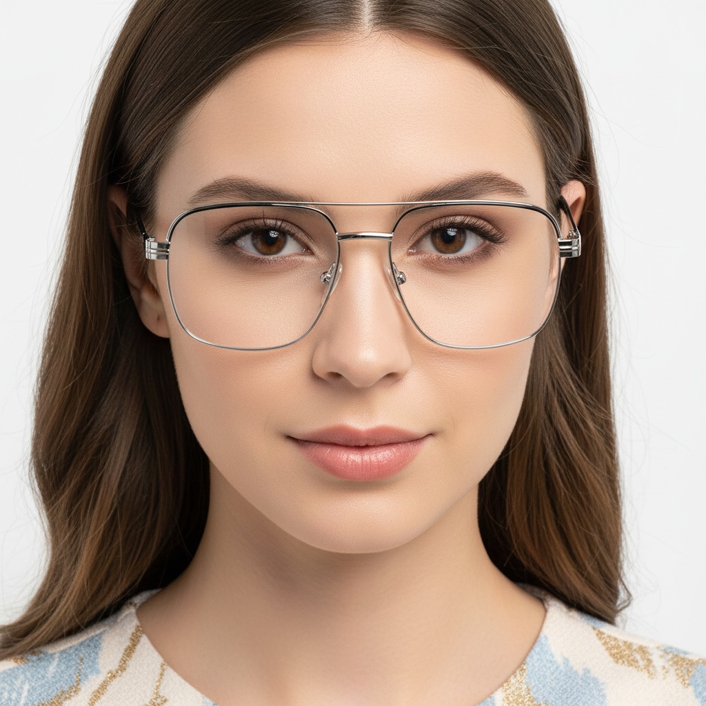 BS2425-0274_Silver_Aviator_Metal_Glasses_model