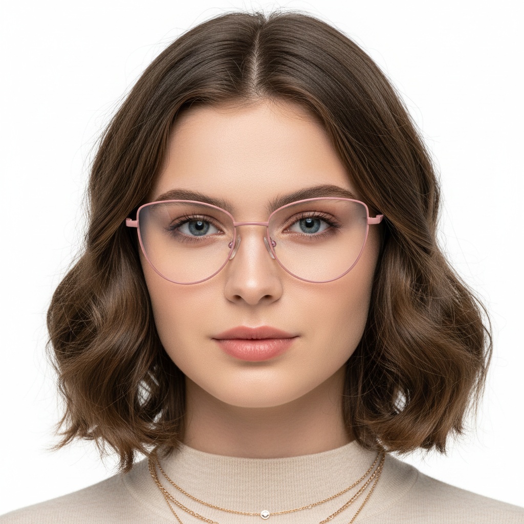 BS2425-0289_Pink_Butterfly_Metal_Glasses_model