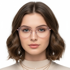BS2425-0289_Pink_Butterfly_Metal_Glasses_model