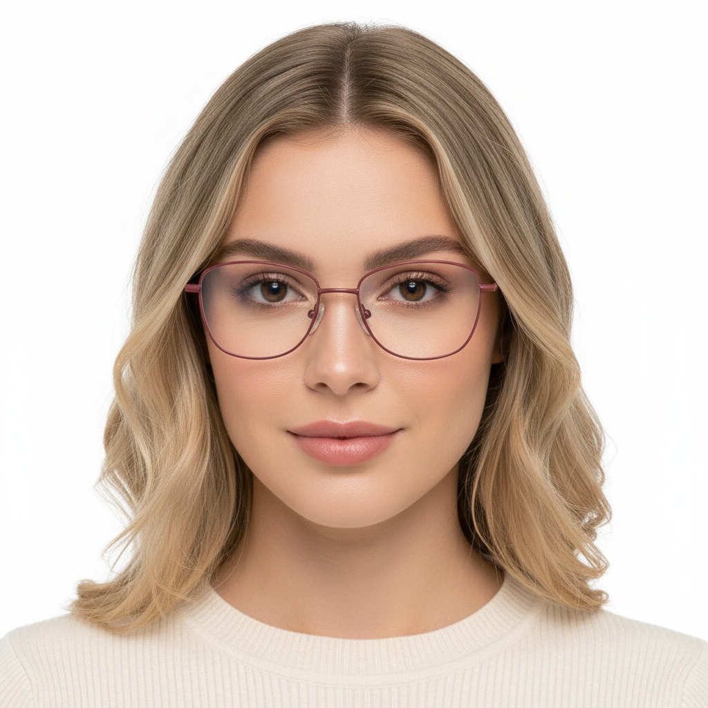 BS2425-0312_Red_Rectangular_Metal_Glasses_model