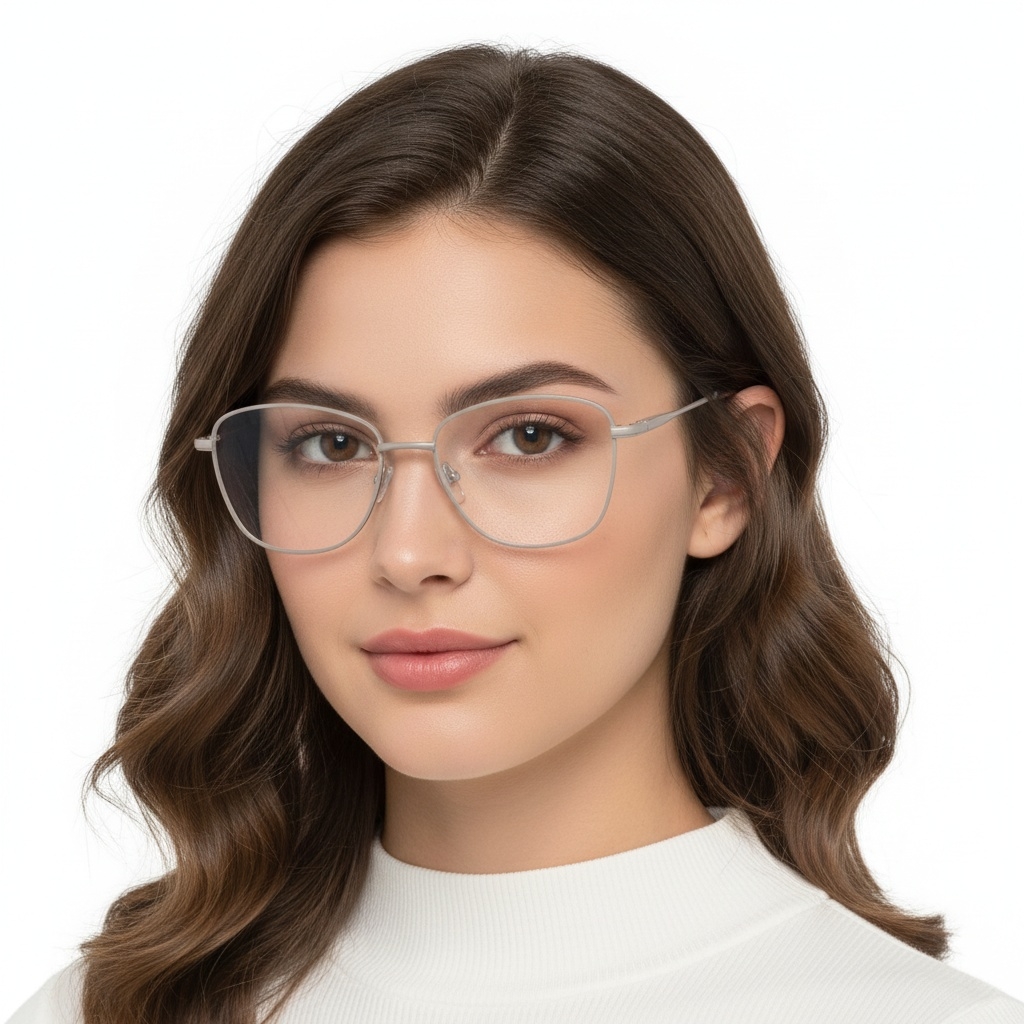 BS2425-0314_Brown_Rectangular_Metal_Glasses_model