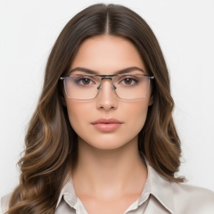 BS2425-0322_Black_Rectangular_Metal_Glasses_model