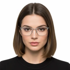 BS2425-0326_Silver_Rectangular_Metal_Glasses_model